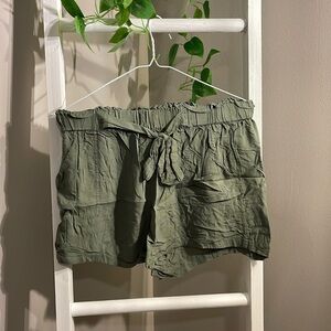 Large SO High Rise Soft Shortie in Green